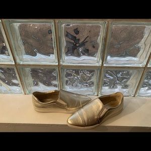 Nine West SAWYERO Ladies Stitching Pointed Toe Flat Bottom Slip-On SZ 10